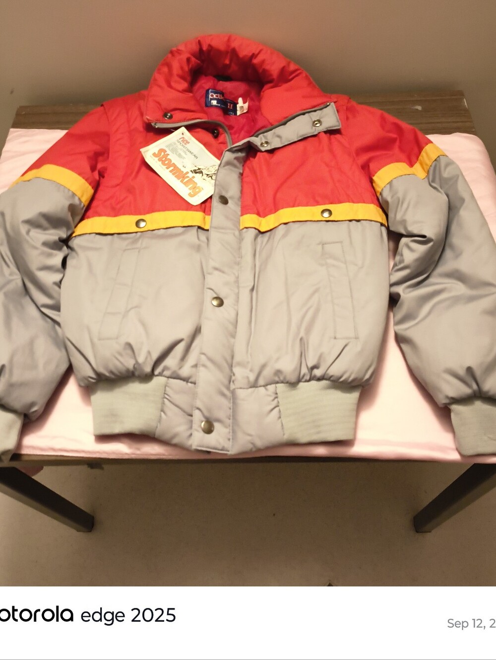Vintage 80's Original Tags Rice Sportswear Puffer Jacket - Stormking